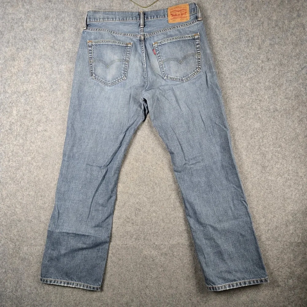 Levi Strauss 559 Relaxed Straight Jeans Mens 34x29 Blue Denim Classic Workwear
